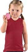 LAT Sportswear Toddler Racer Back Long Length Tank