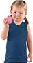 LAT Sportswear Toddler Racer Back Long Length Tank