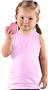 LAT Sportswear Toddler Racer Back Long Length Tank