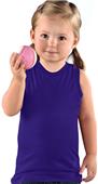 LAT Sportswear Toddler Racer Back Long Length Tank