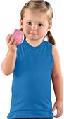 LAT Sportswear Toddler Racer Back Long Length Tank