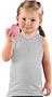 LAT Sportswear Toddler Racer Back Long Length Tank