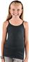 LAT Sportswear Girls Spaghetti Strap Longer Tank