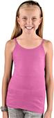 LAT Sportswear Girls Spaghetti Strap Longer Tank
