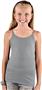 LAT Sportswear Girls Spaghetti Strap Longer Tank