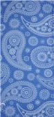 Adult Blue Paisley Rag Top Convertible Headwear