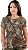LAT Sportswear Ladies Realtree Camo T-Shirt