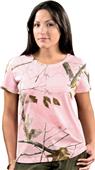 LAT Sportswear Ladies Realtree Camo T-Shirt