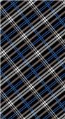 Adult Rag Top Convertible Blue Blk Plaid Headwear