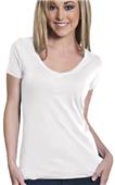 Cotton Heritage Ladies Signature V-Neck Tee Cotton Heritage Ladies Signature V-Neck Tee