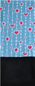 Kids Fleece Rag Top Convertible Blue Bead Headwear