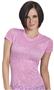 Ladies Classic Burn Out Crew Neck Tee