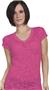Cotton Heritage Ladies Classic Burn Out V-Neck Tee