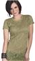 Cotton Heritage Ladies Paisley Crew Neck Tee