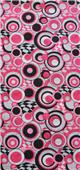 Kids Rag Top Convertible Blk Pink Circles Headwear