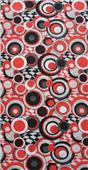 Kids Rag Top Convertible Blk Red Circles Headwear