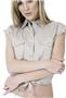 Cotton Heritage Ladies Sleeveless Biker Shirt 