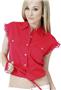 Cotton Heritage Ladies Sleeveless Biker Shirt 