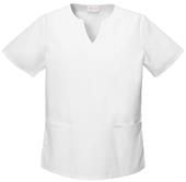 Cherokee Women's Fashion Eyelet Vineyard Scrub Top