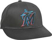OC Sports MLB Miami Marlins Home Cap w/CF2 Visor OC Sports MLB Miami Marlins Home Cap w/CF2 Visor