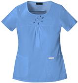 Cherokee Women's Fashion Round Neck Scrub Tops