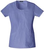 Cherokee Women's Fashion Scoop Neck Scrub Tops