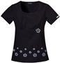 Cherokee Women's Fashion Daisy Border Scrub Tops