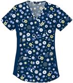 Cherokee Flex-i-bles PR Maternity Wrap Scrub Tops Cherokee Flex-i-bles PR Maternity Wrap Scrub Tops