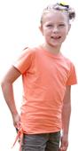 LAT Sportswear Girls Side Tie Tees