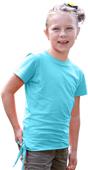 LAT Sportswear Girls Side Tie Tees