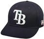 OC Sports MLB Tampa Bay Rays Home Cap w/CF2 Visor