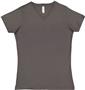 LAT Sportswear Ladies Fine Jersey V-Neck T-Shirt