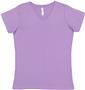 LAT Sportswear Ladies Fine Jersey V-Neck T-Shirt
