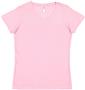 LAT Sportswear Ladies Fine Jersey V-Neck T-Shirt