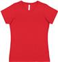 LAT Sportswear Ladies Fine Jersey V-Neck T-Shirt