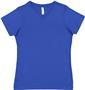 LAT Sportswear Ladies Fine Jersey V-Neck T-Shirt