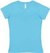 LAT Sportswear Ladies Fine Jersey V-Neck T-Shirt LAT Sportswear Ladies Fine Jersey V-Neck T-Shirt