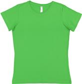 LAT Sportswear Ladies Fine Jersey Scoop Neck Shirt