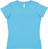 LAT Sportswear Ladies Fine Jersey Scoop Neck Shirt