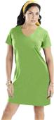 LAT Sportswear Ladies V-Neck T-Shirt Dress LAT Sportswear Ladies V-Neck T-Shirt Dress
