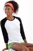 LAT Sportswear Jr 3/4 Sleeve Baseball Tee