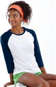 LAT Sportswear Jr 3/4 Sleeve Baseball Tee