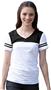 LAT Sportswear Jr V-Neck Football Tee