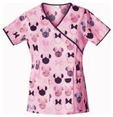 Cherokee Tooniforms Minnie Je T'aime Scrub Tops