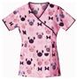 Cherokee Tooniforms Minnie Je T'aime Scrub Tops
