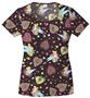 Cherokee Tooniforms Tink Pop Scrub Tops