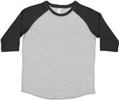 LAT Sportswear Youth 3/4 Sleeve Baseball Tee