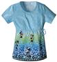 Cherokee Tooniforms Minnie Meadow Scrub Tops