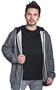 Unisex Salt & Pepper Zipper Hooded Fleece