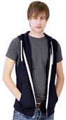 Cotton Heritage Unisex Sleeveless Zip Hoody Fleece